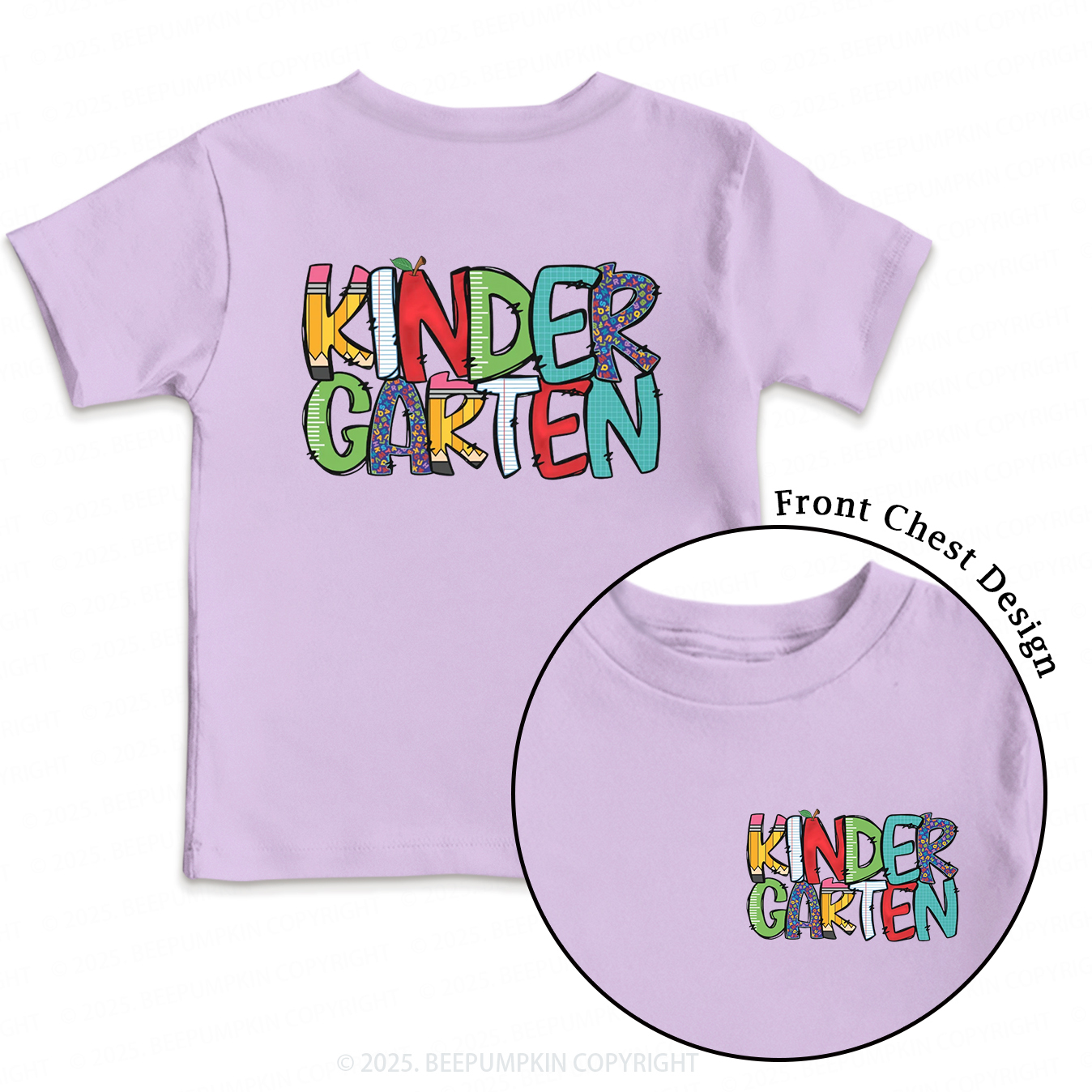 Personalized Grade Level Fun Toddler&Kid's Tees Beepumpkin 