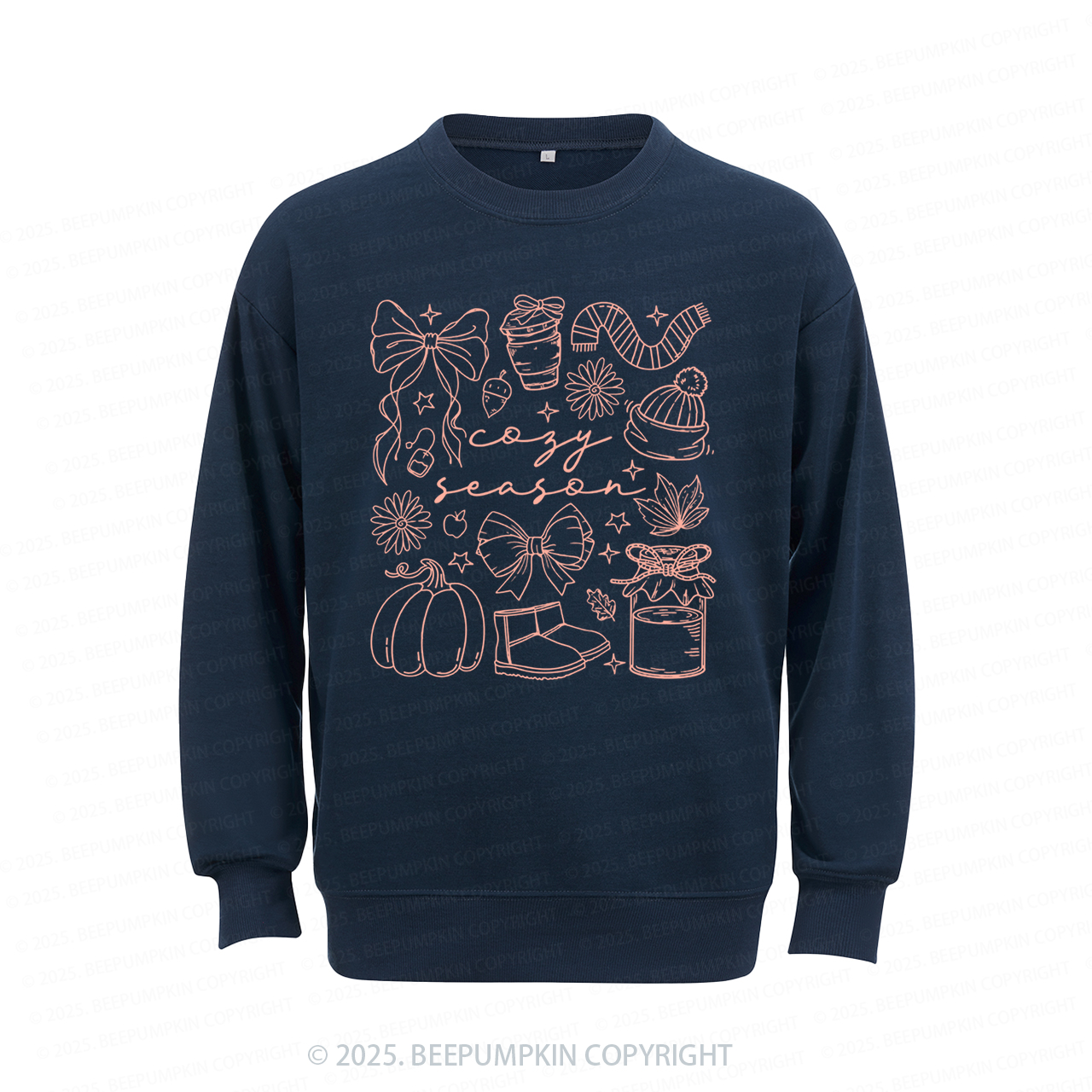 Cozy Season Fall Sweatshirt Beepumpkin