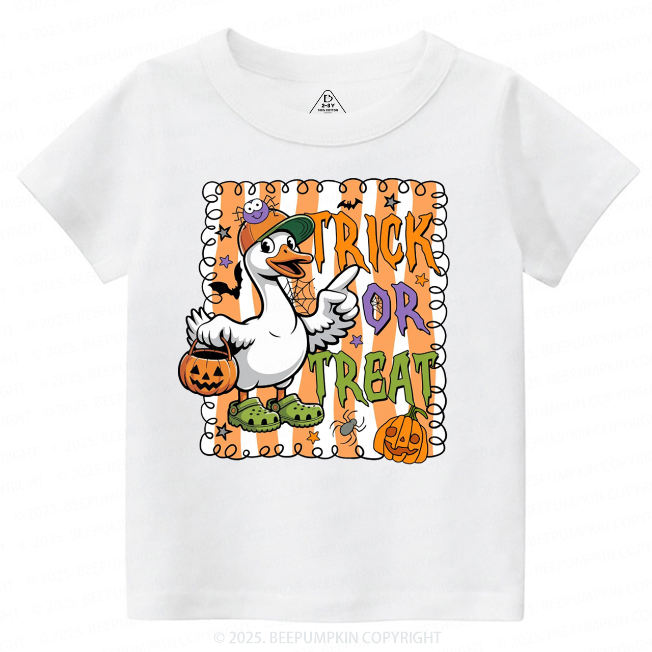 Halloween Goose Trick Or Treat Toddler&Kid's Tees Beepumpkin 