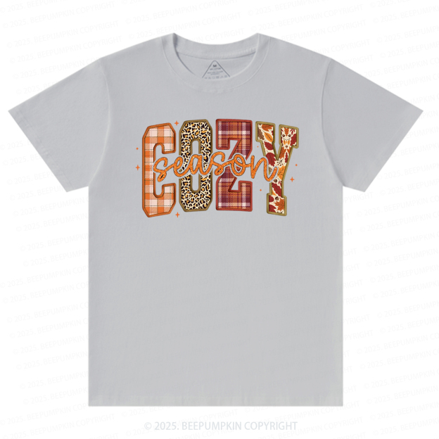 Cozy Season Fall T-Shirts Beepumpkin 