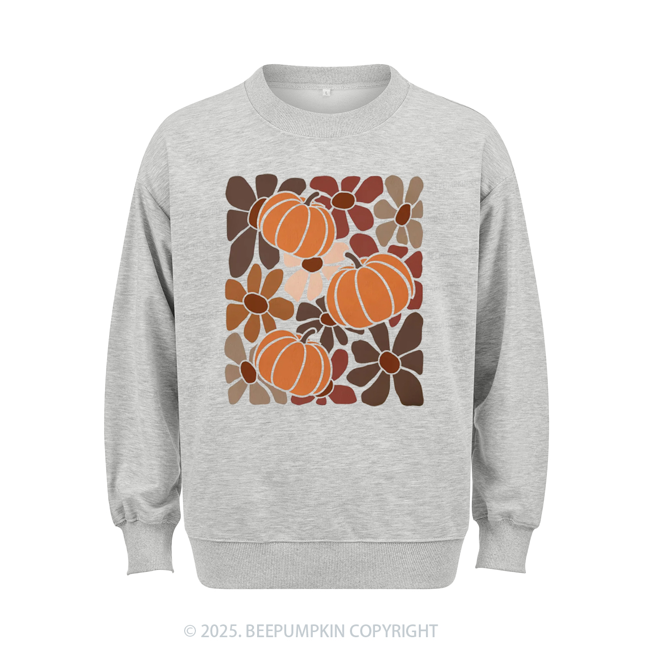 Boho Floral Fall Sweatshirt Beepumpkin