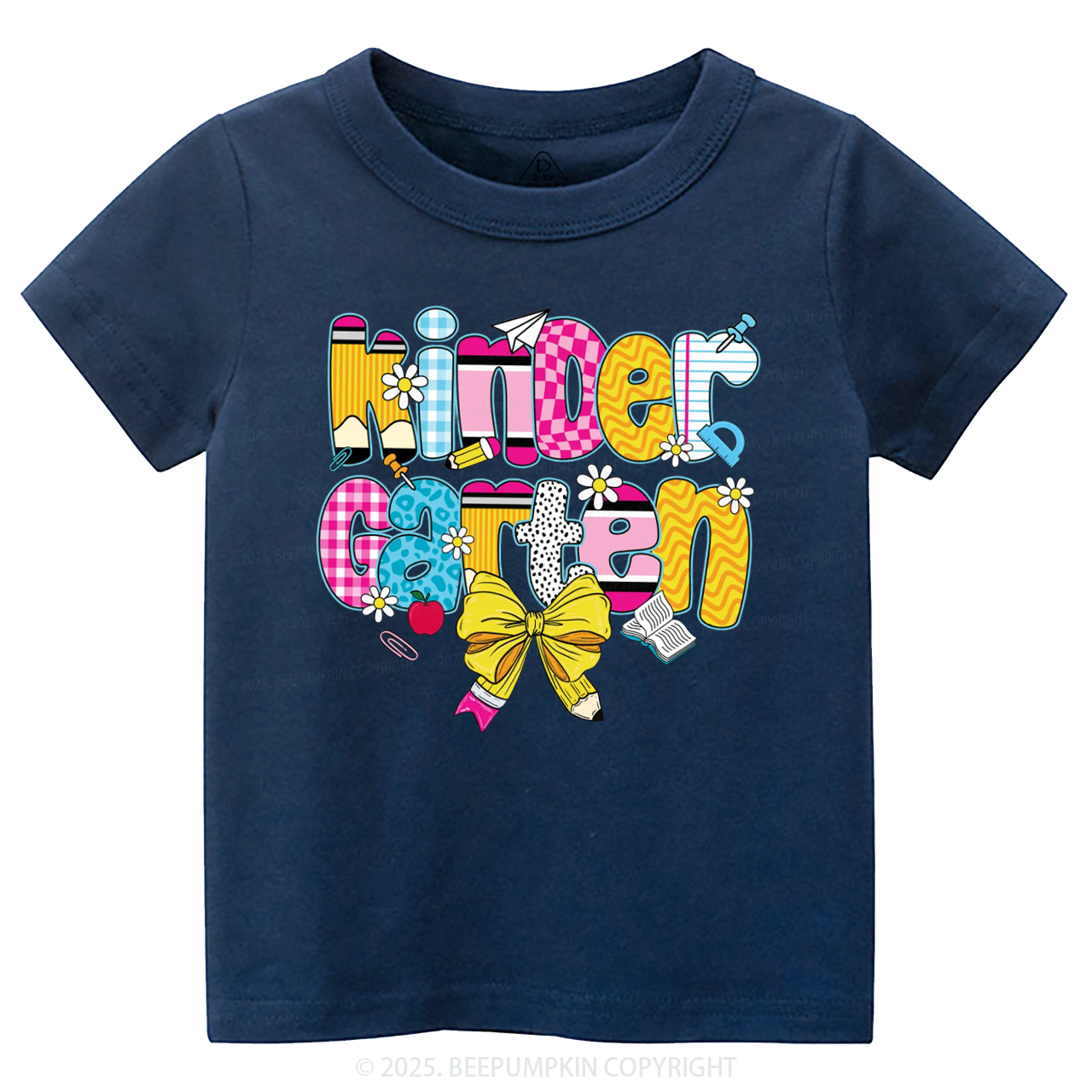 Personalized Checkered Sublimation Toddler&Kid's Tees Beepumpkin