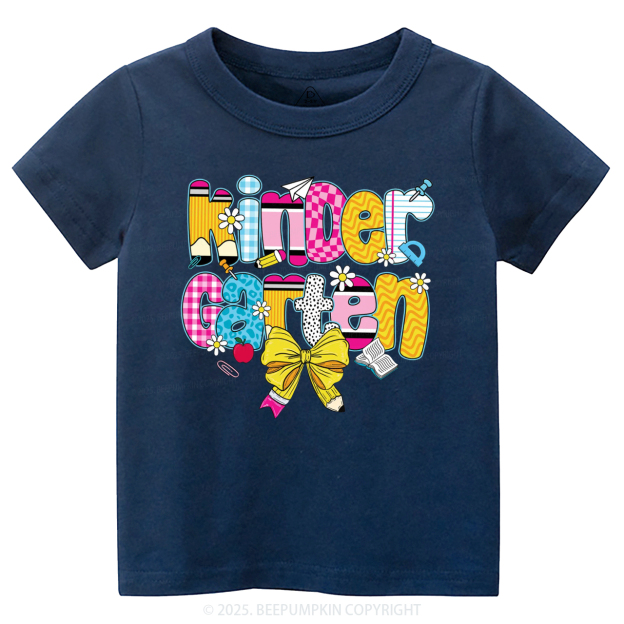 Personalized Checkered Sublimation Toddler&Kid's Tees Beepumpkin