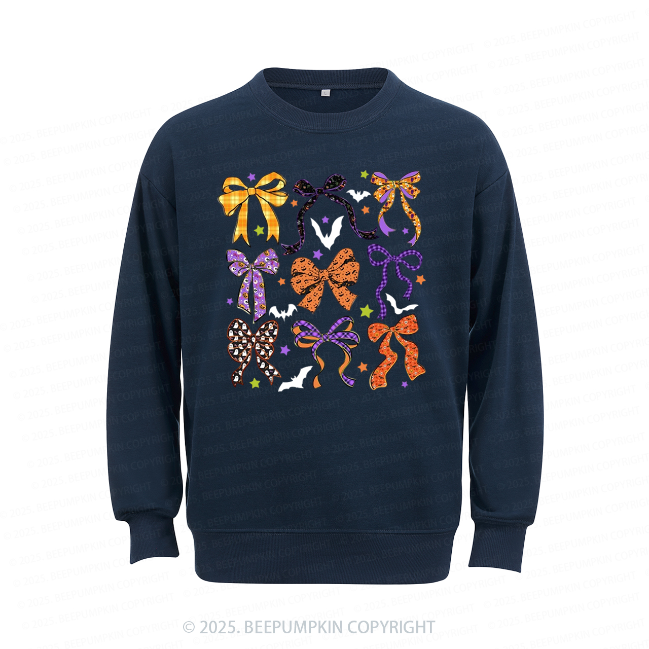 Coquette Bow Halloween Sweatshirt Beepumpkin