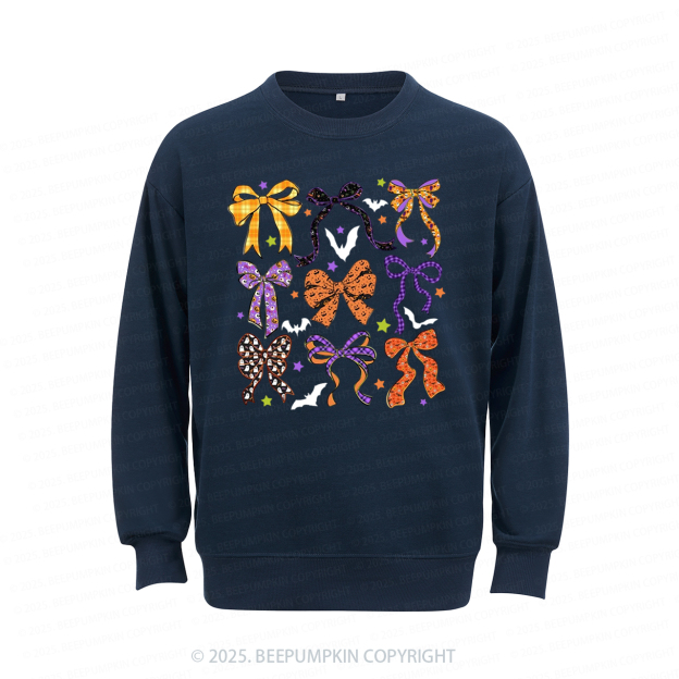 Coquette Bow Halloween Sweatshirt Beepumpkin