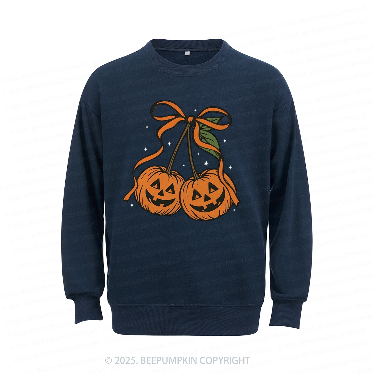 Pumpkin Face Halloween Sweatshirt Beepumpkin