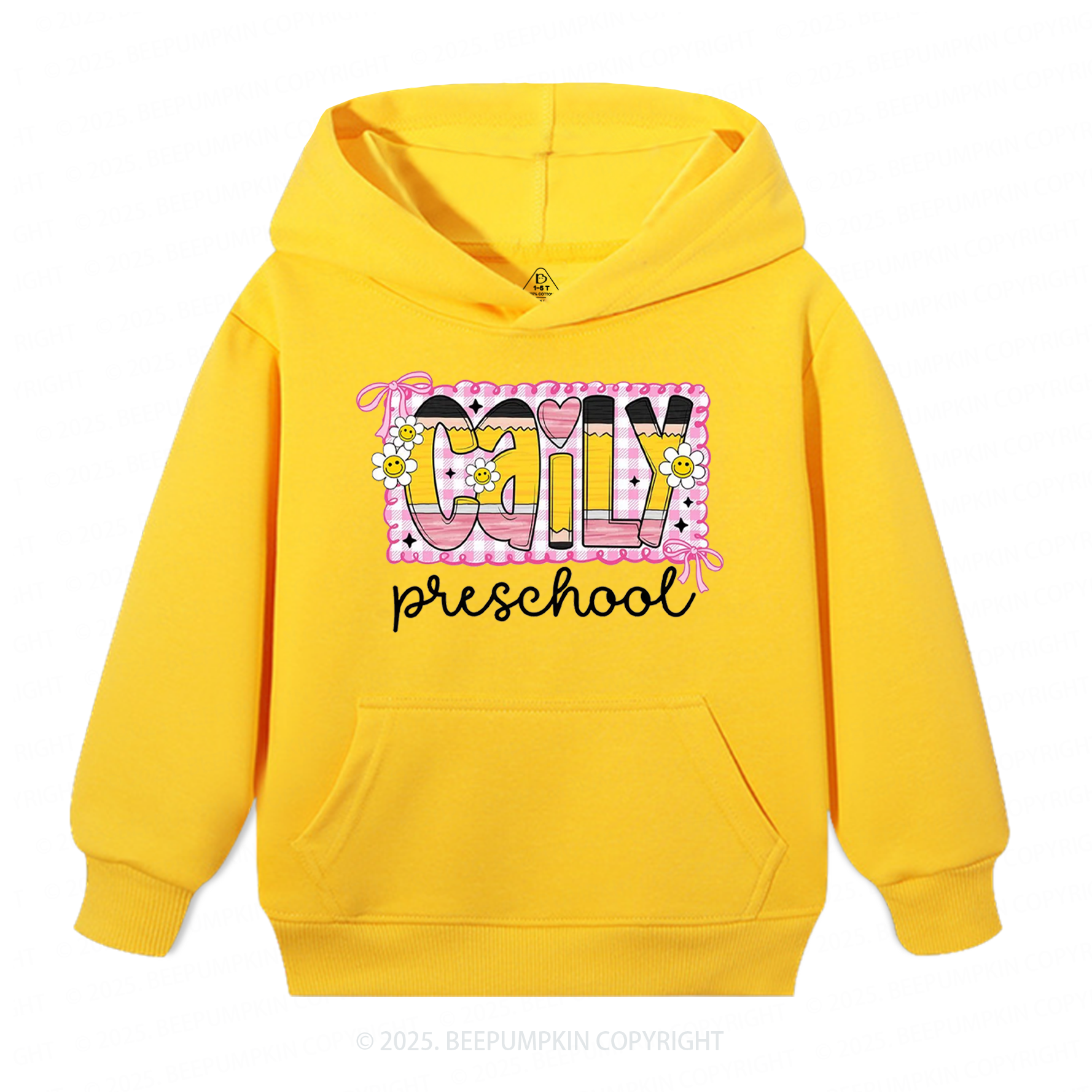 Personalized Graffiti Pencil Name Kid's Hoodies Beepumpkin