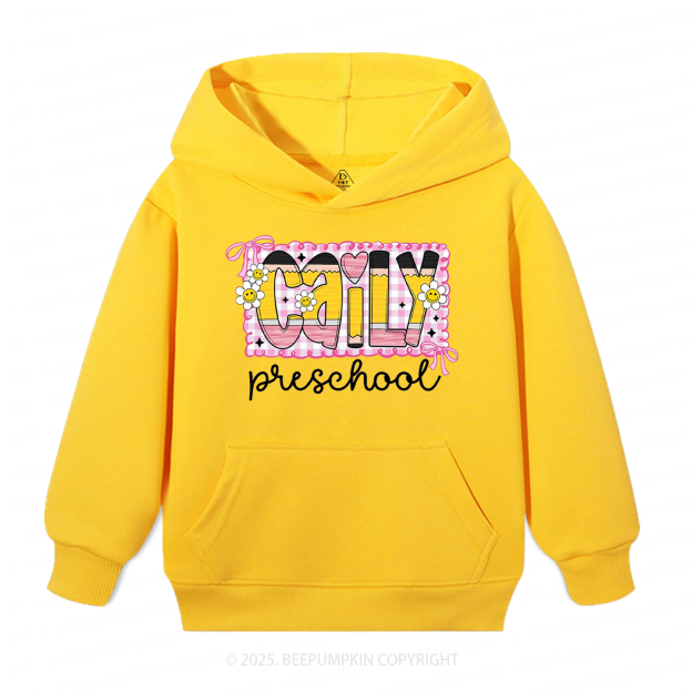Personalized Graffiti Pencil Name Kid's Hoodies Beepumpkin