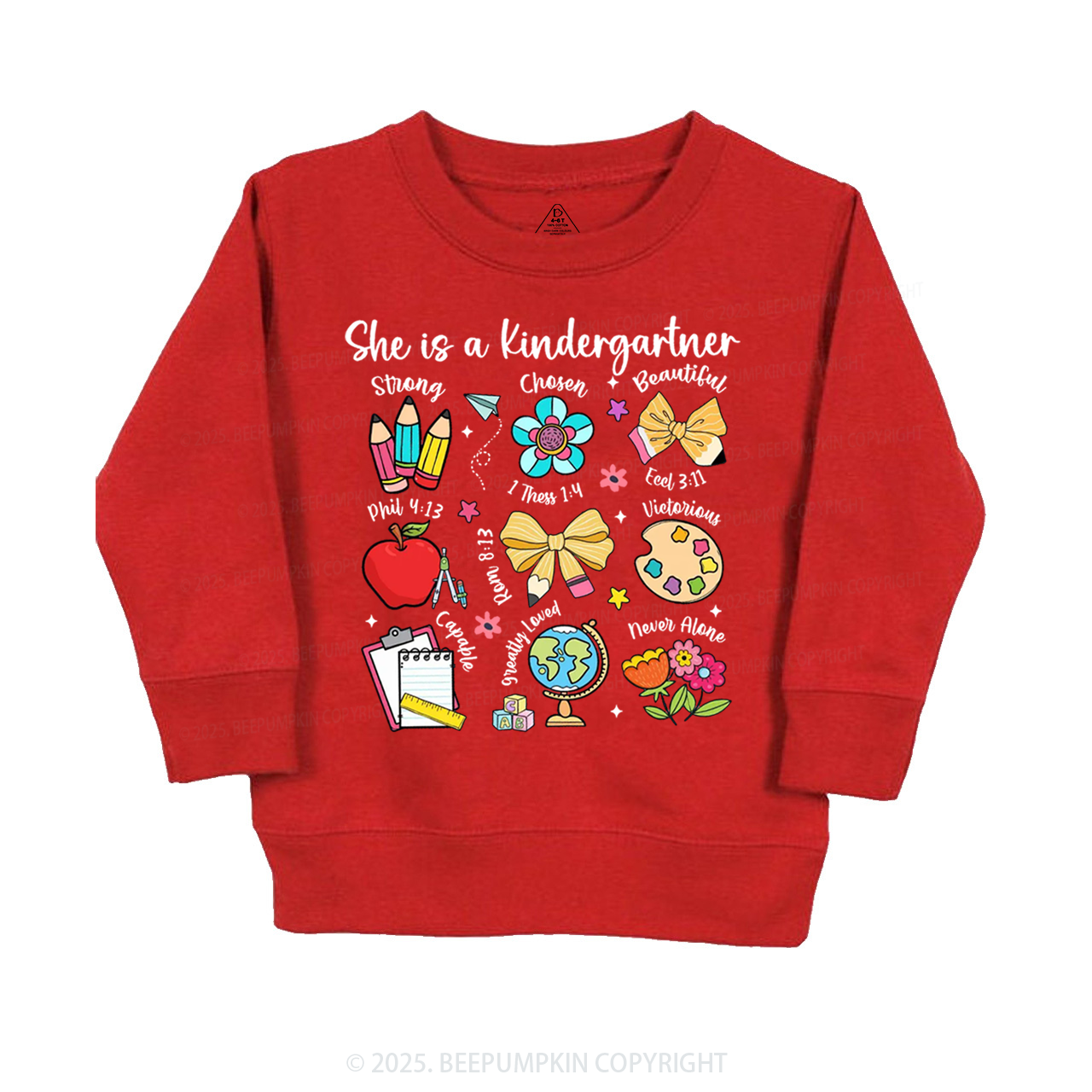 Personalized Bright & Brilliant Grader Kid's Sweatshirt