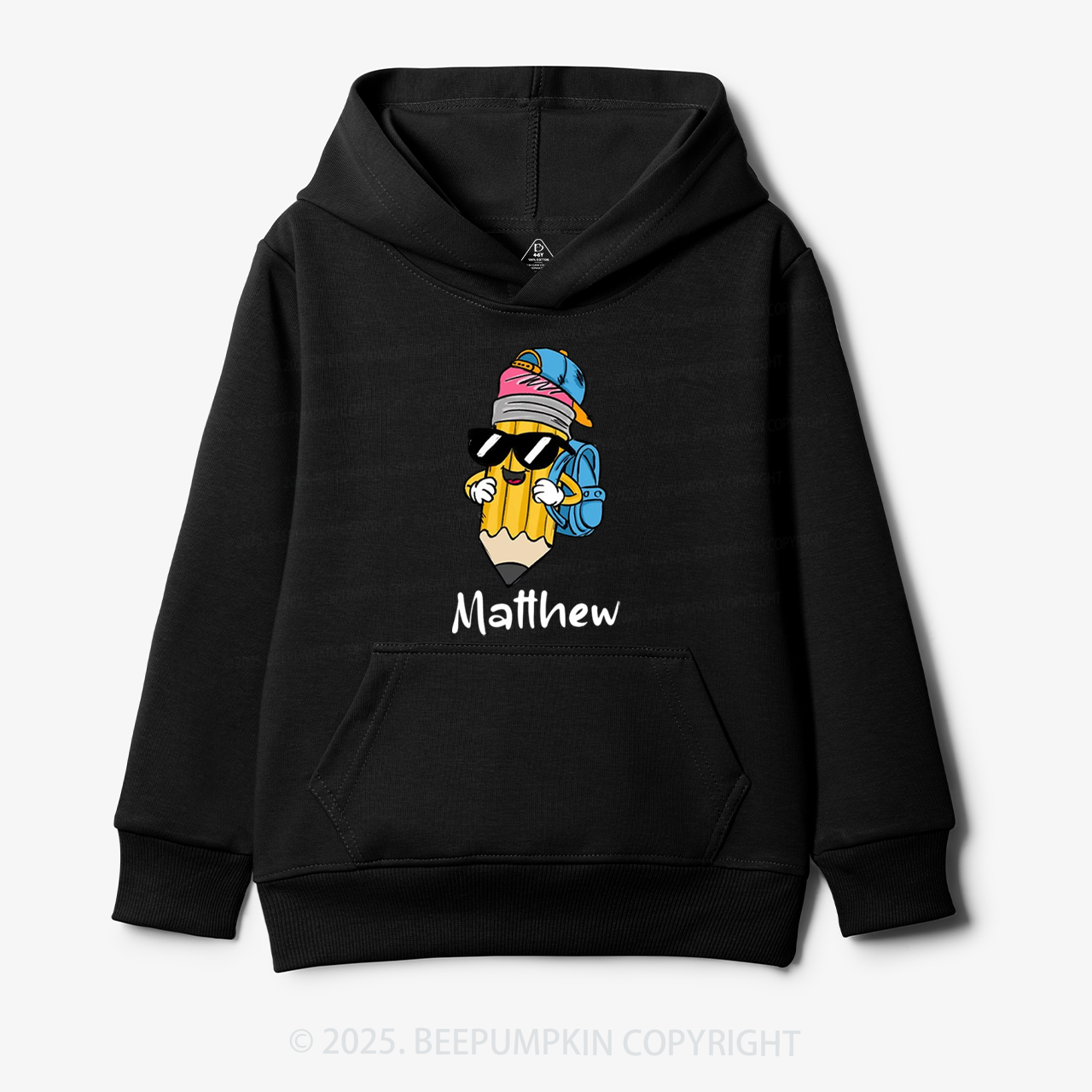 Personalized Boy Girl Pencil Kid's Hoodies Beepumpkin