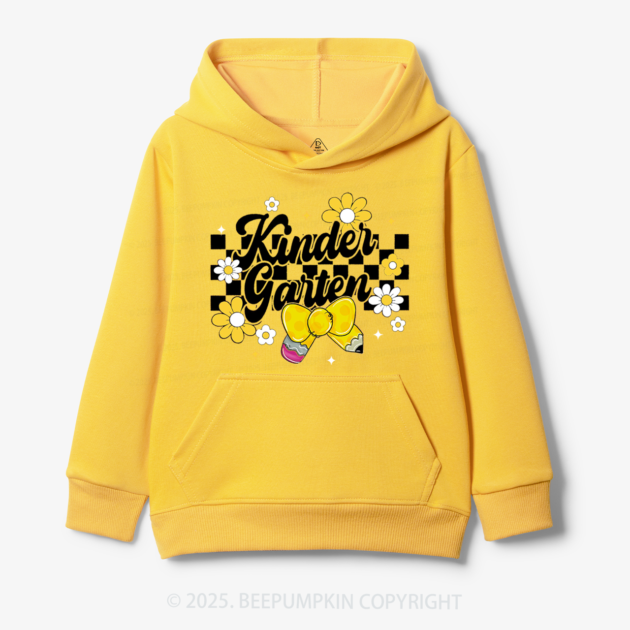 Personalized Golden Glow Of Grade Kid's Hoodies Beepumpkin