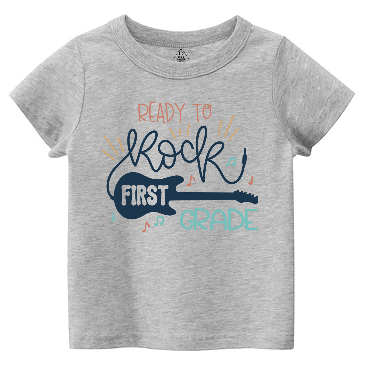 Personalized Ready To Rock First Grade School T-shirts