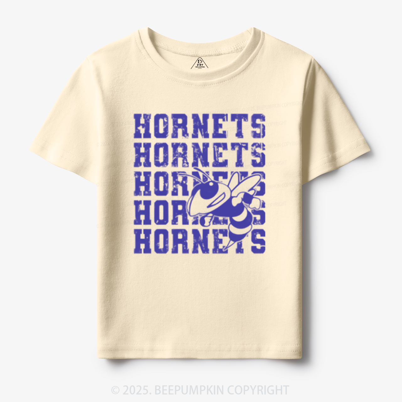 Personalized Hornets Mascot Toddler&Kid's Tees Beepumpkin