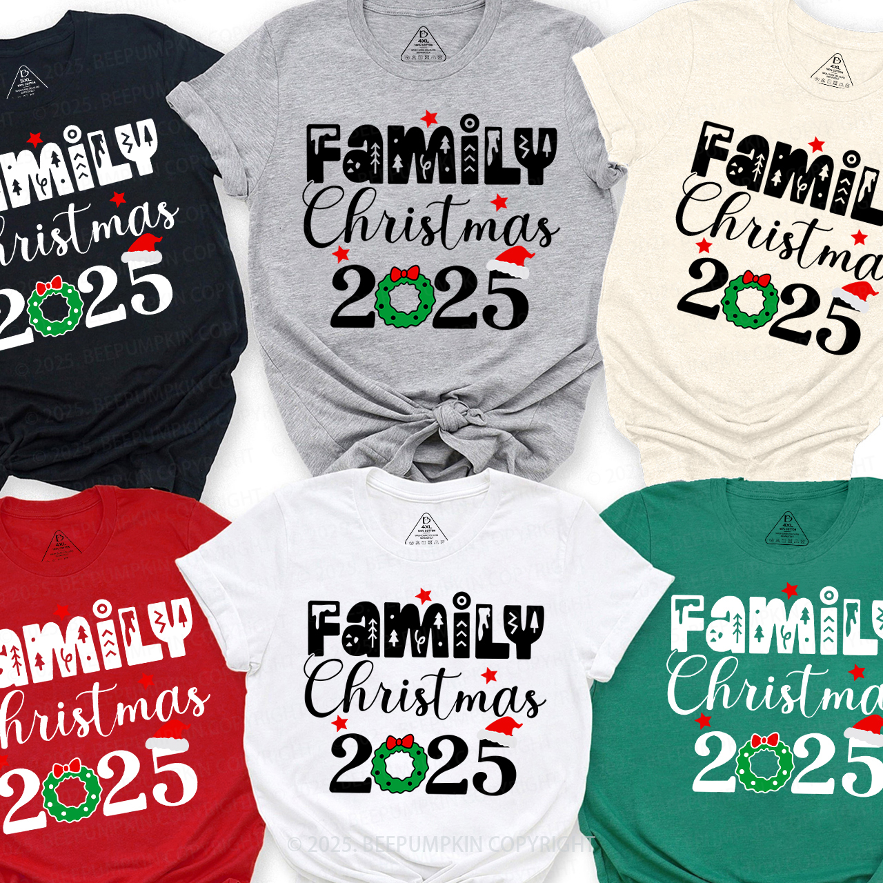 Family Christmas 2025 Holiday Funny Shirts