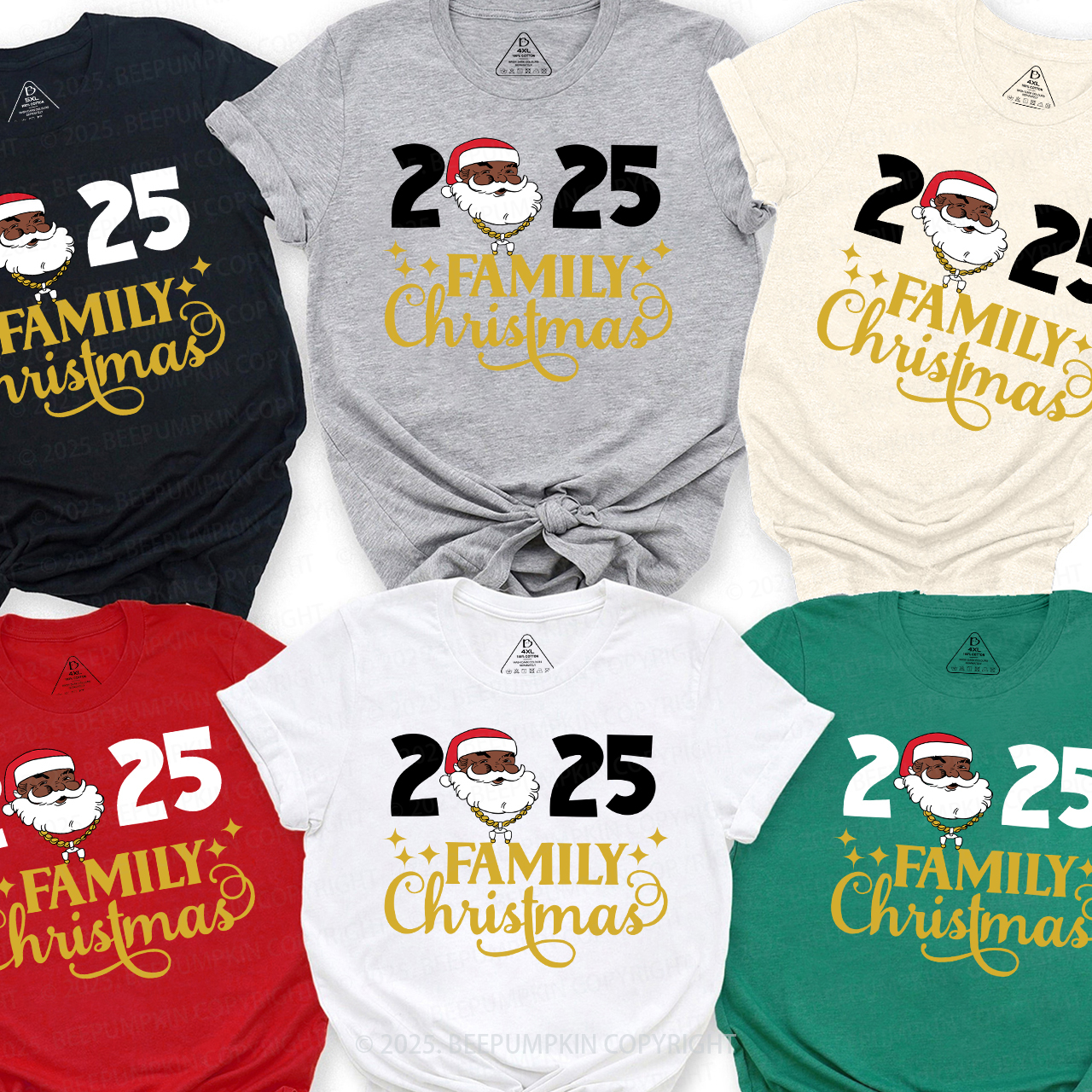 Santa Family Christmas 2024 Party Shirts Beepumpkin