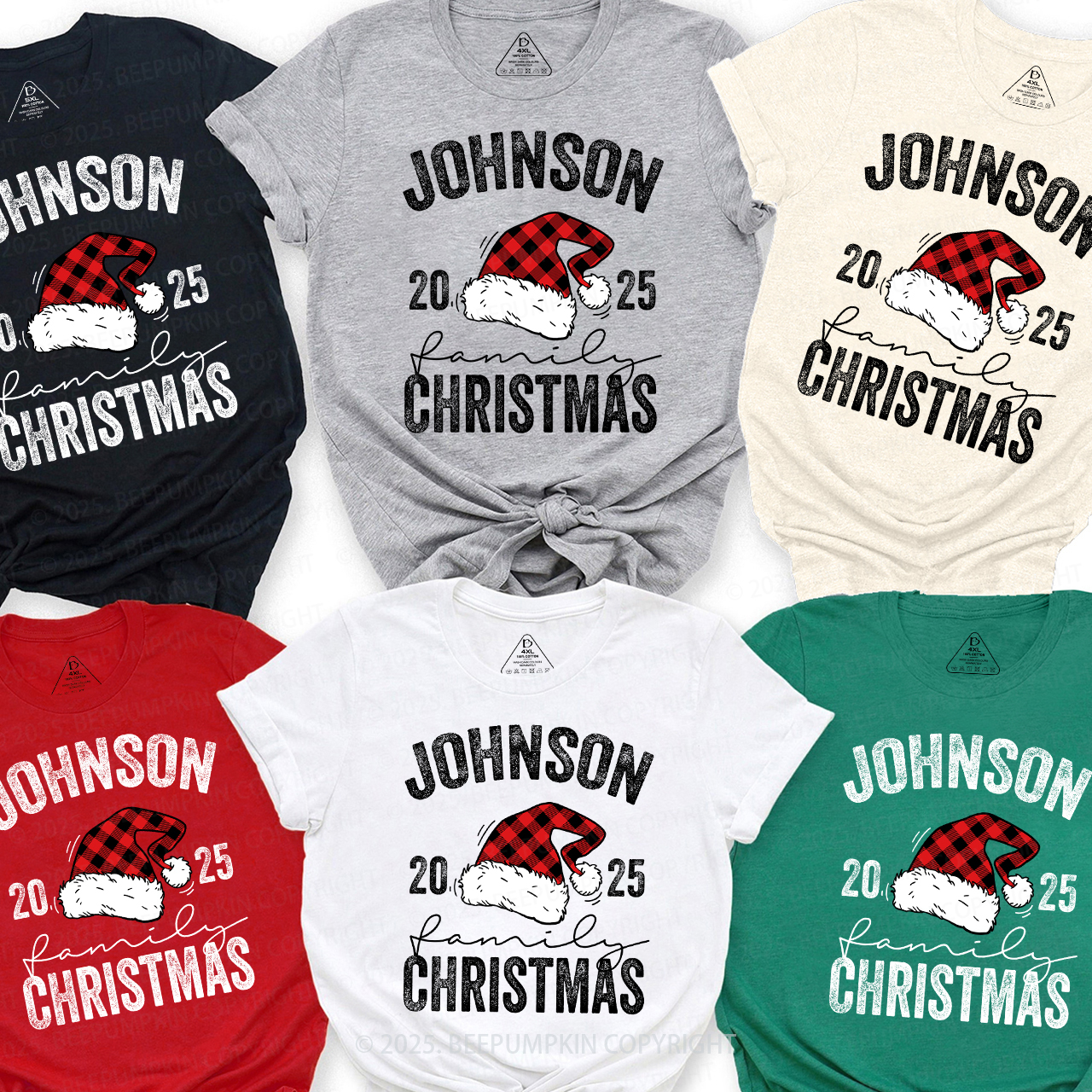 2024 Personalized Custom Christmas Family Shirts
