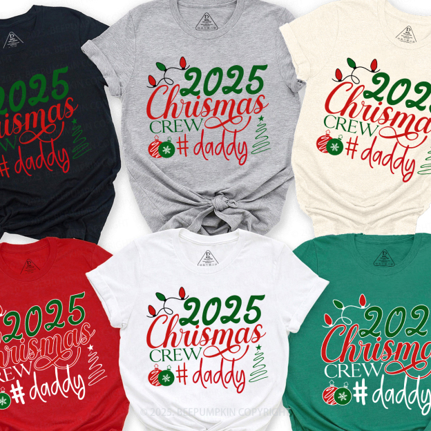 2025 Christmas Crew Family Matching Shirts Beepumpkin