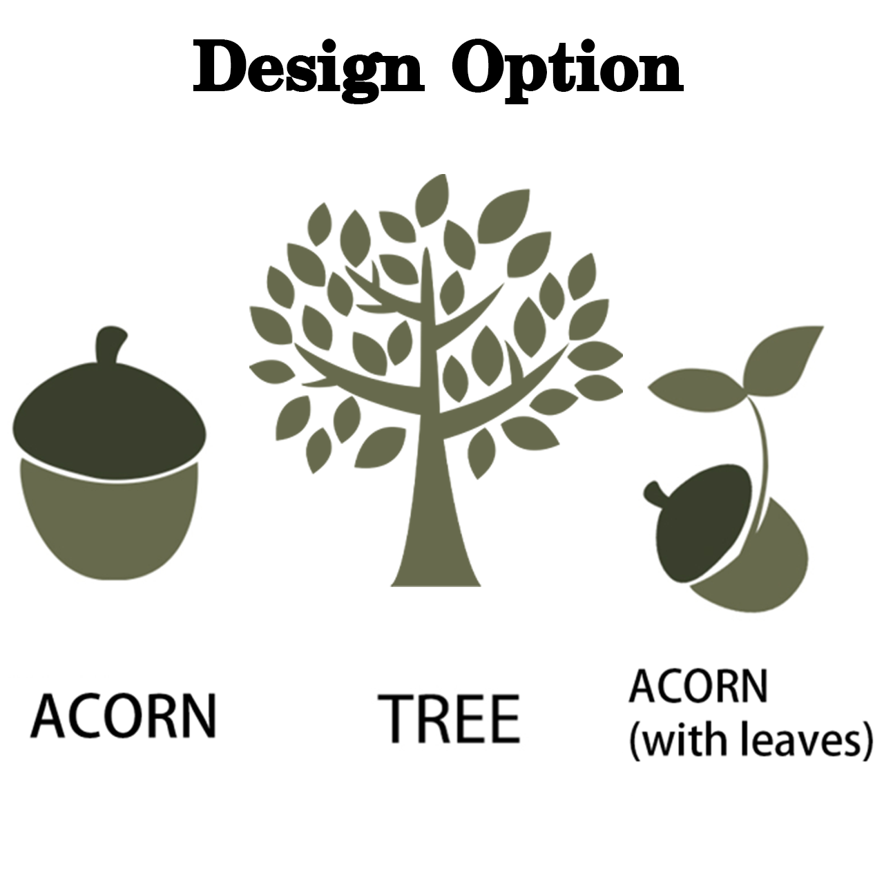 Tree And Acorn Dad&Me Matching Washed Tank Top