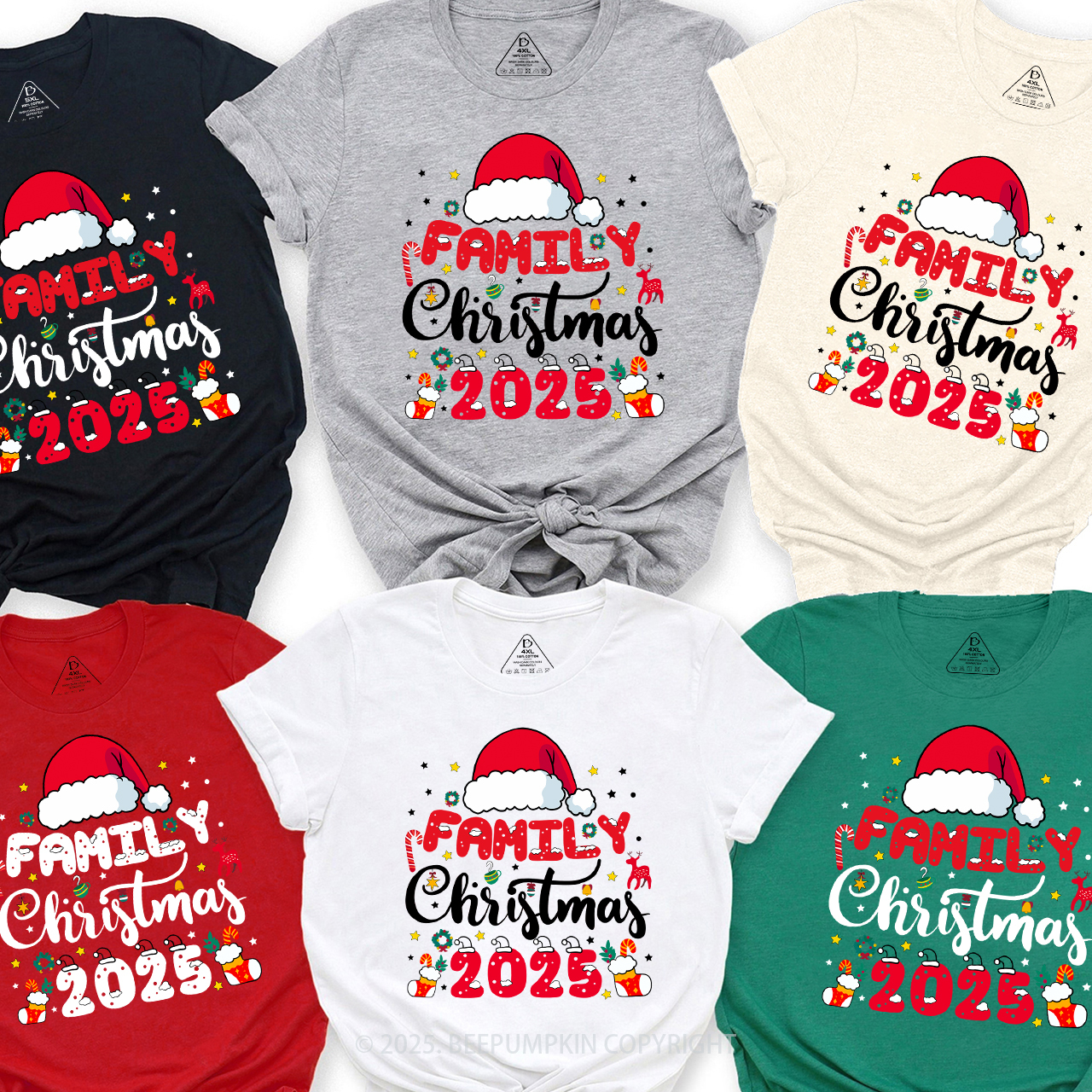 2025 Memories Together Christmas Matching T-Shirts Beepumpkin
