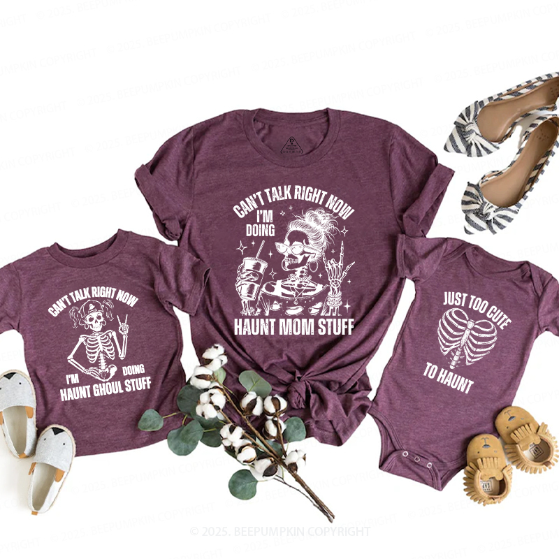 Personalized Bone Family Collection Halloween Family Matching Shirts