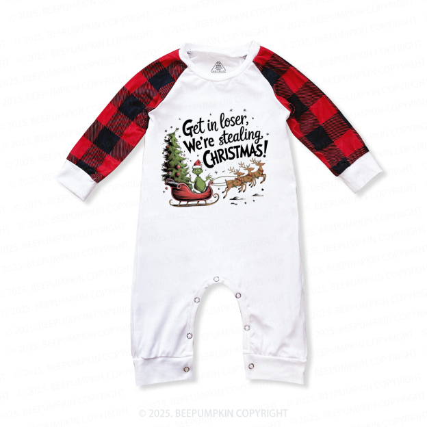 We're Stealing Christmas Family Matching Pajamas