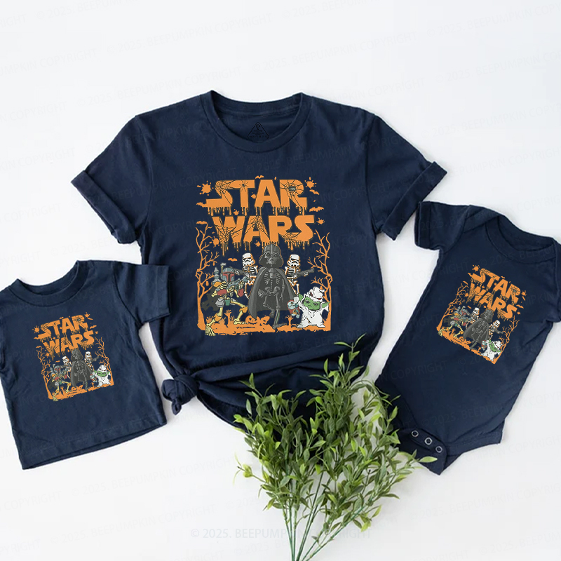 Galactic Halloween Family Matching Shirts