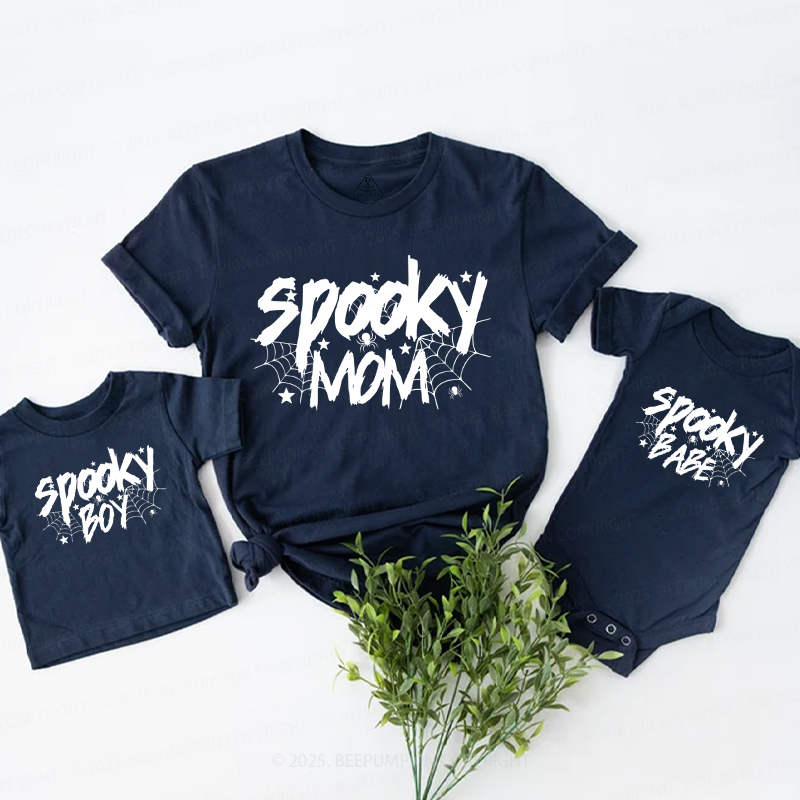 Personalized Ghostly Halloween Family Fun Matching Shirts