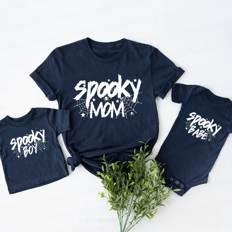 Personalized Ghostly Halloween Family Fun Matching Shirts