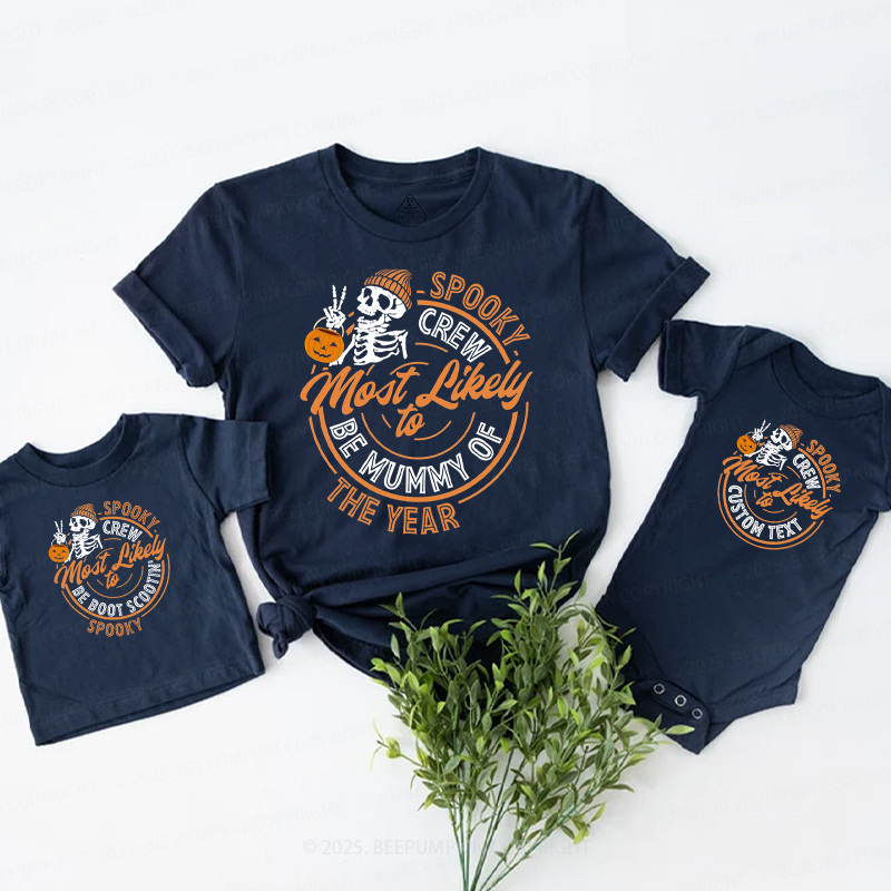 Personalized Creep It Real Squad Halloween Family Matching Shirts