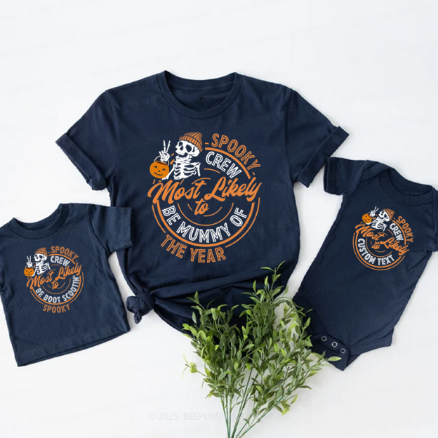 Personalized Creep It Real Squad Halloween Family Matching Shirts