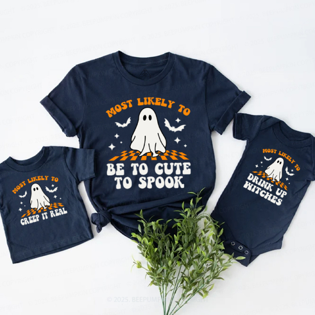 Personalized Most Likely To Halloween Family Matching Shirts