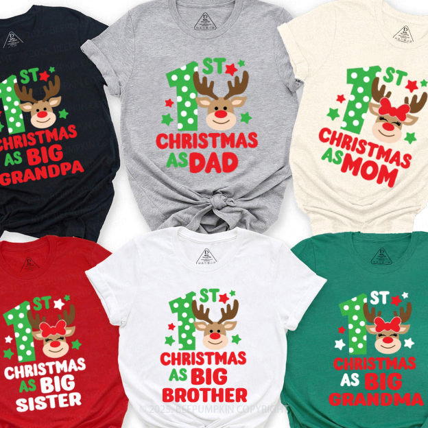 Holiday Memories Christmas Family Matching T-Shirts Beepumpkin