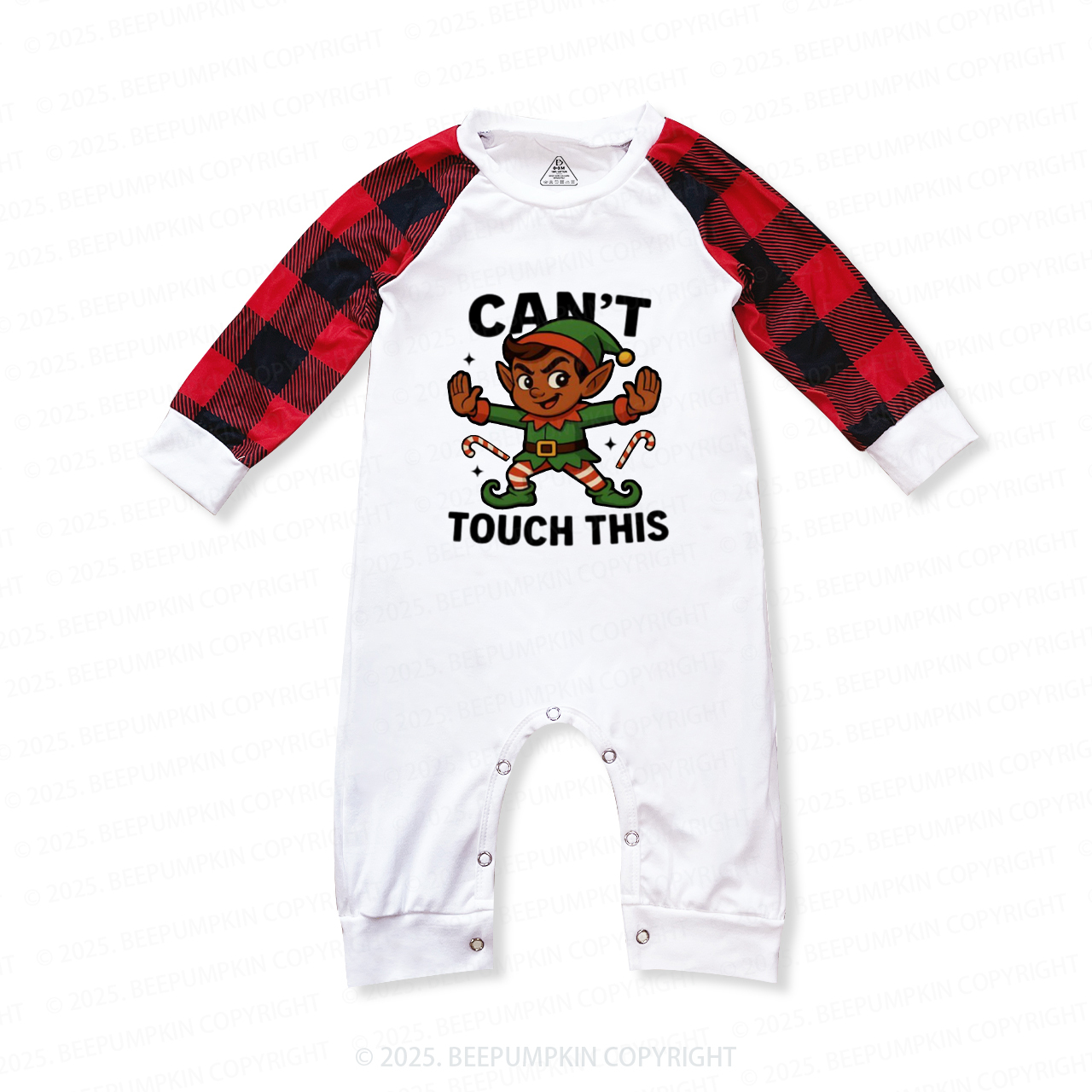 Personalized Brown Santa Christmas Family Matching Pajamas