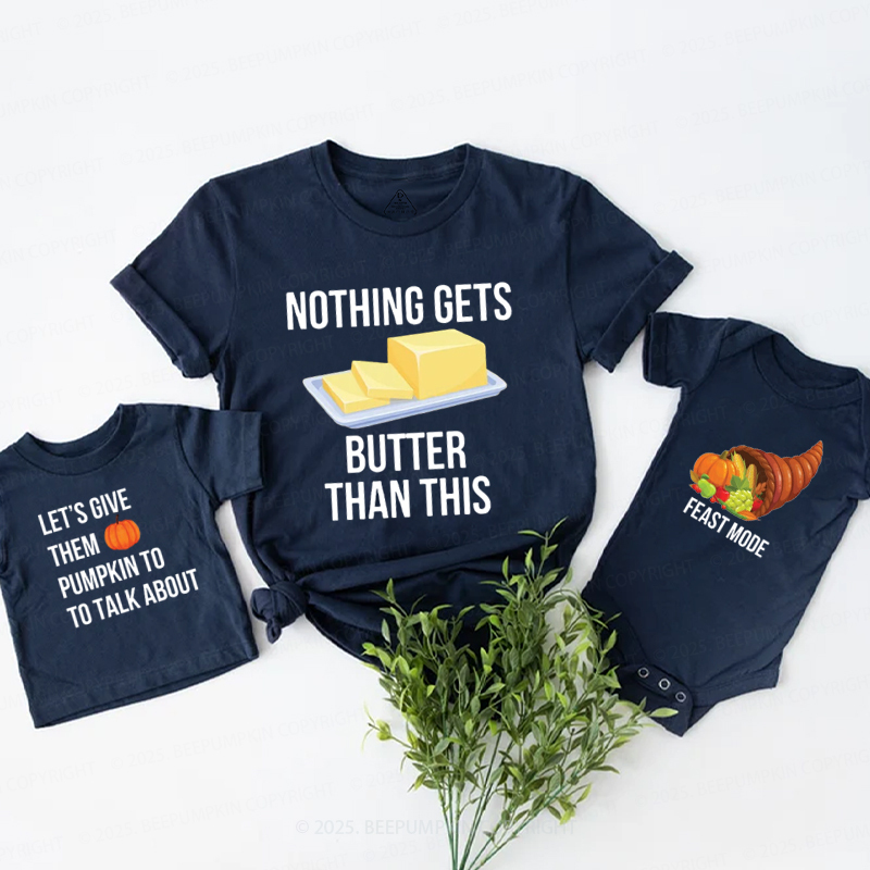 Personalized Thanksgiving Foods Group Family Matching Shirts