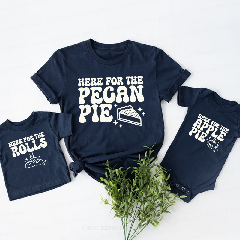 Personalized I’m Here For Thanksgiving Family Matching Shirts