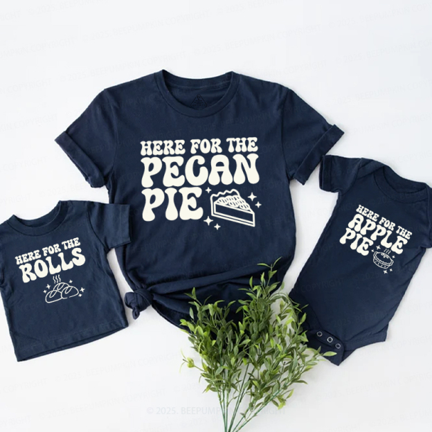 Personalized I’m Here For Thanksgiving Family Matching Shirts