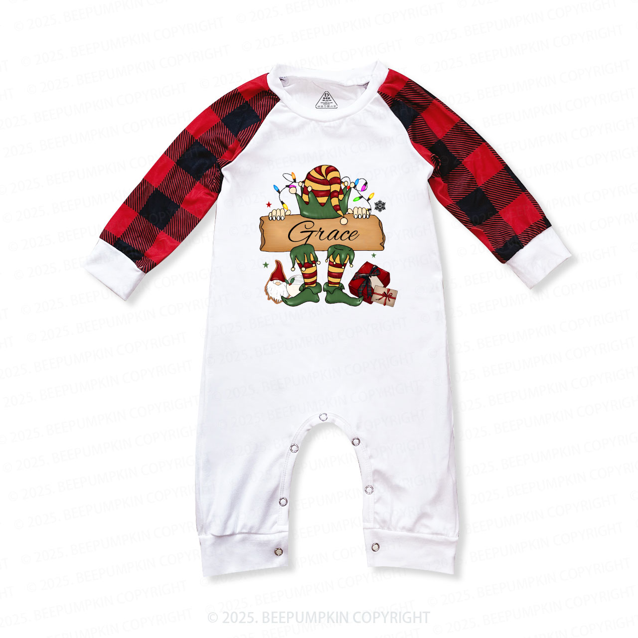 Personalized Elf's Gift Family Matching Pajamas