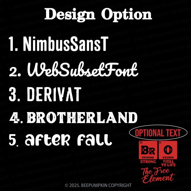 Personalized Element Family Matching Hoodie Set