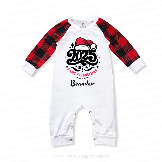 Personalized 2025 Name Christmas Family Matching Pajama Set Beepumpkin