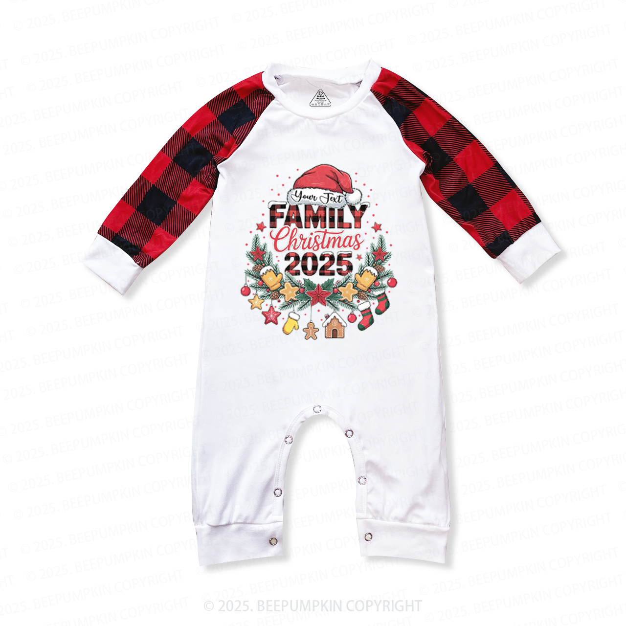Personalized Holiday Harmony 2025 Family Matching Pajamas