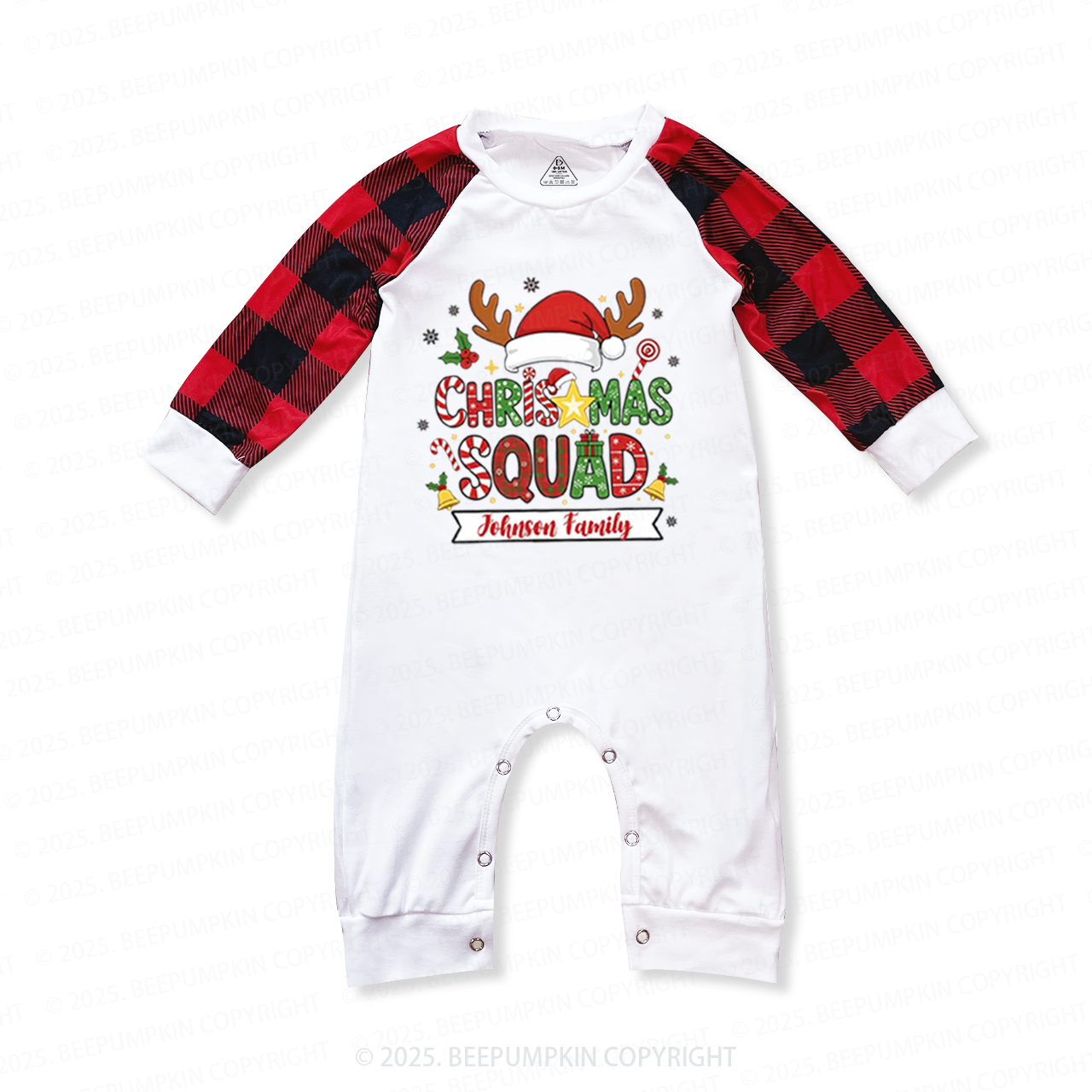 Personalized Christmas Squad Family Matching Pajamas