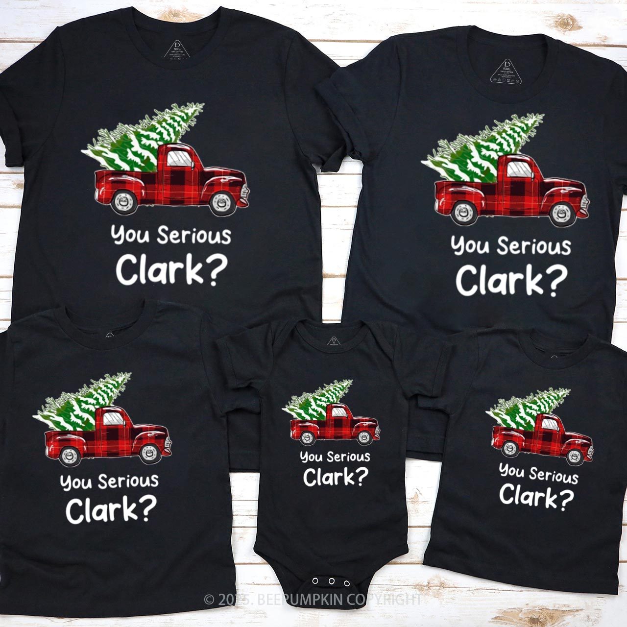You Serious Clark? Family Matching T-Shirts Beepumpkin