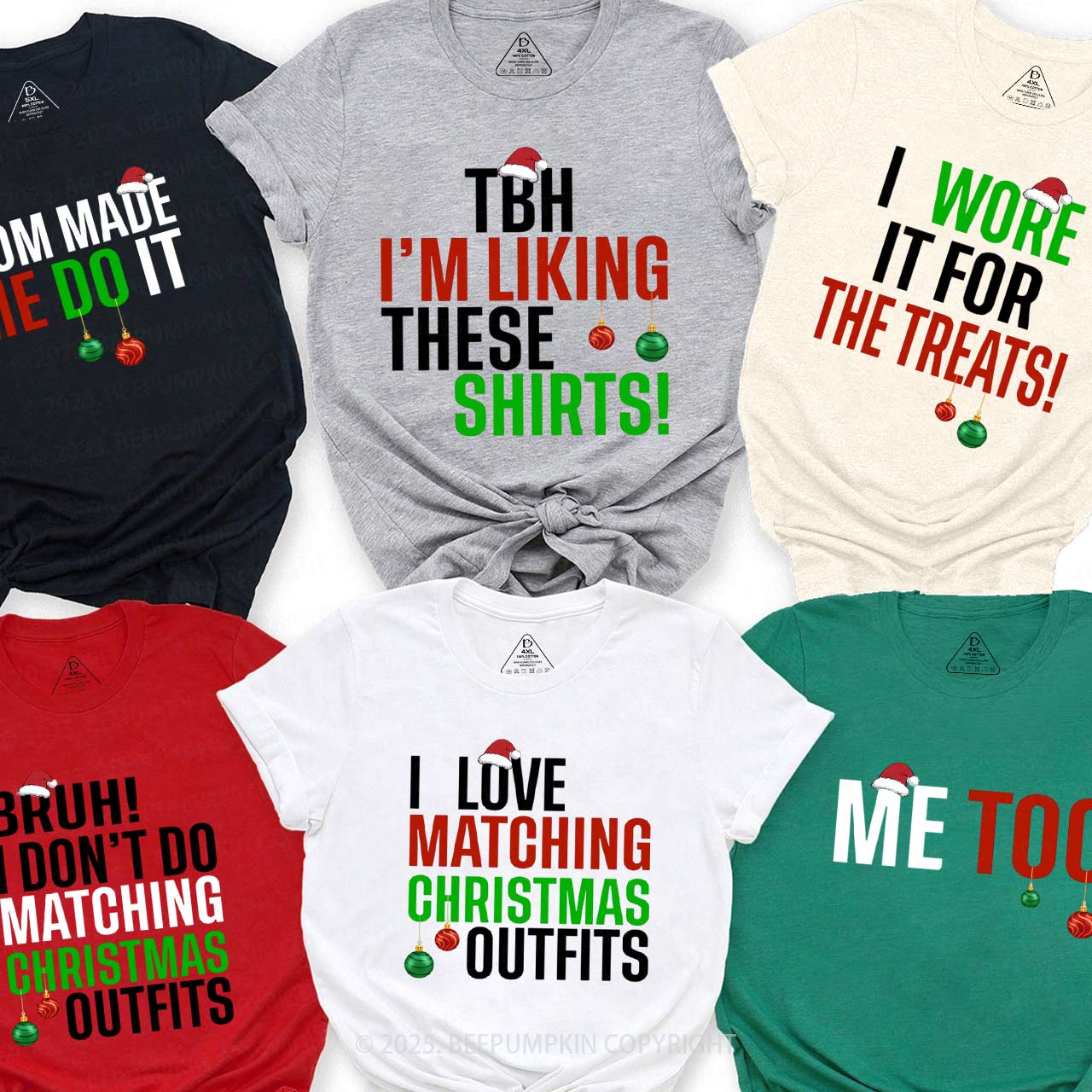 Personalized I Don't Do Matching Outfits Family Matching T-Shirts Beepumpkin