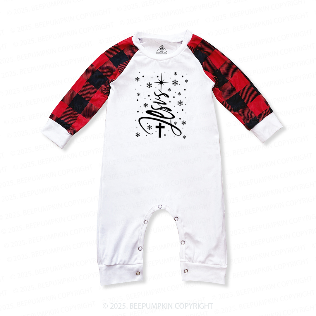 Jesus Christmas Tree Family Matching Pajamas
