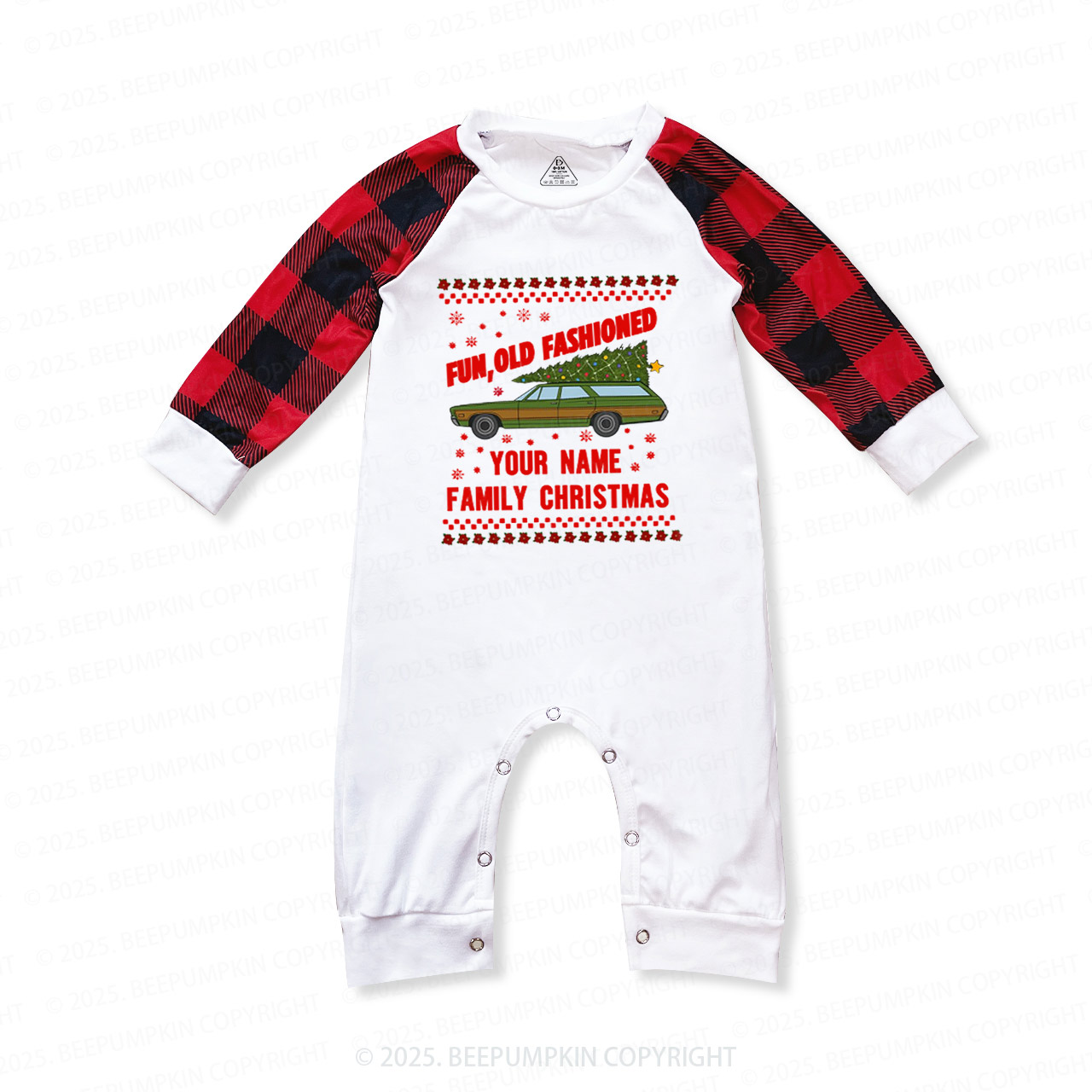 Personalized Fun Old Fashioned Family Matching Pajamas