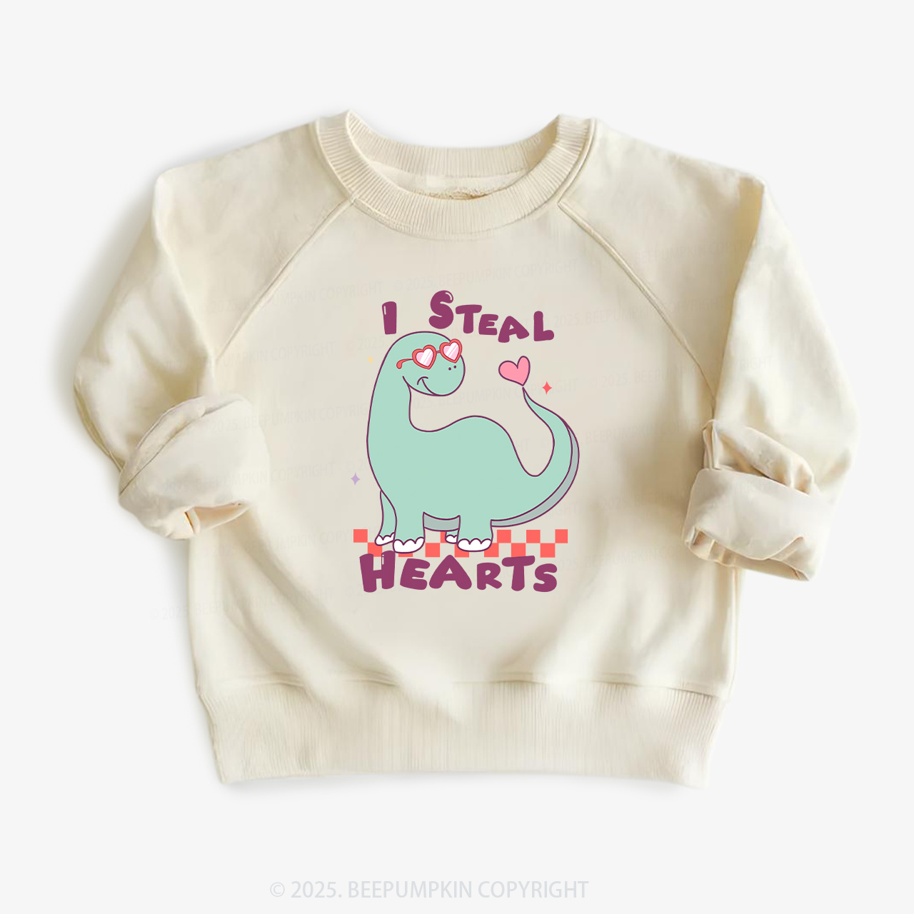 Love I Steal Hearts Kids Sweatshirt