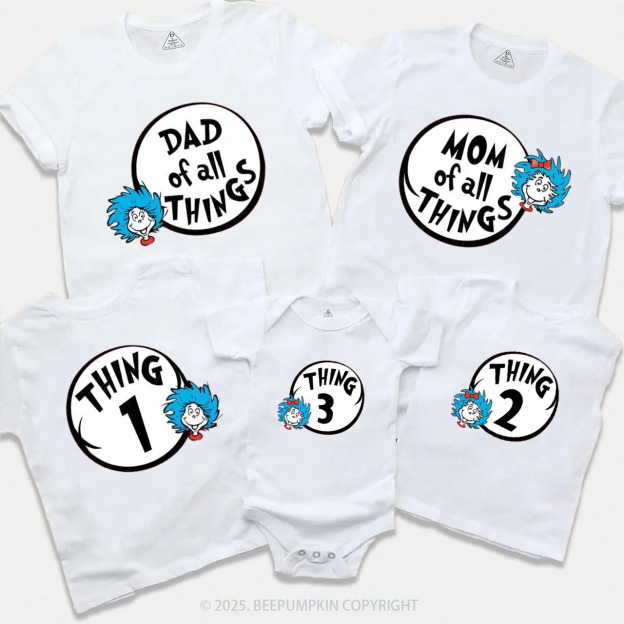 Personalized All My Favorite Things Family Matching Tees Beepumpkin