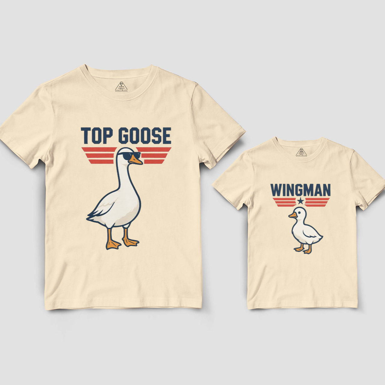 Top Goose And Wingman Dad&Me Matching Shirts