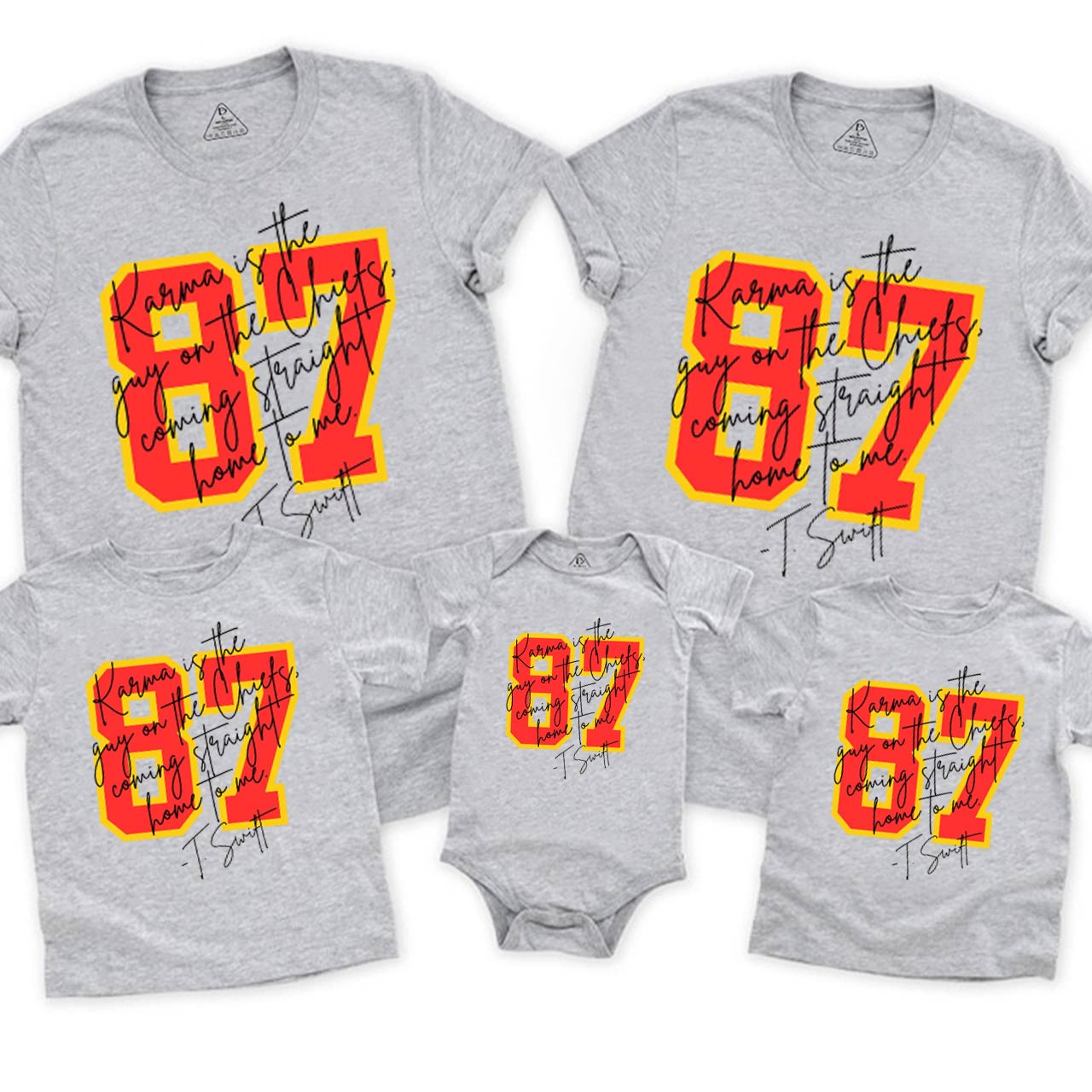Game Day Energy Family Matching Tees Beepumpkin