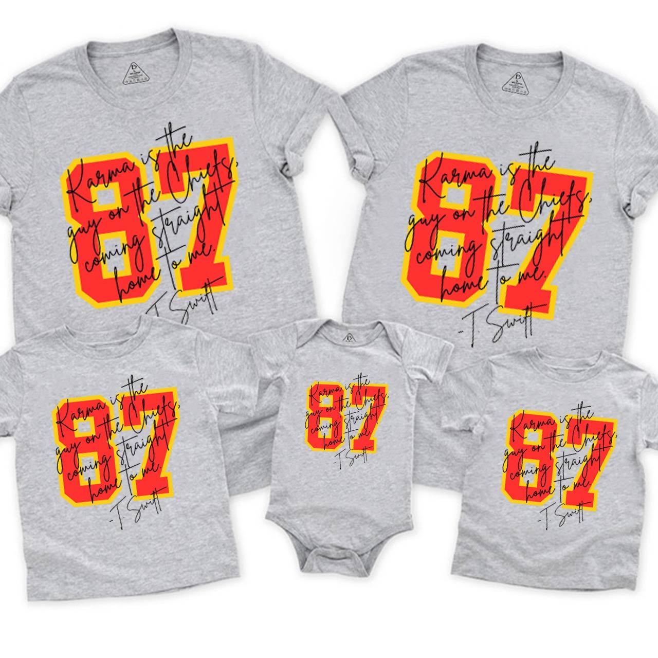 Game Day Energy Family Matching Tees Beepumpkin